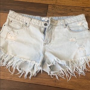 BP Distressed Denim Shorts
